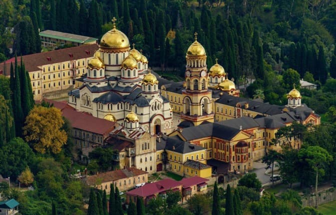 Ново-Афонский Симоно-Кананитский монастырь Афон